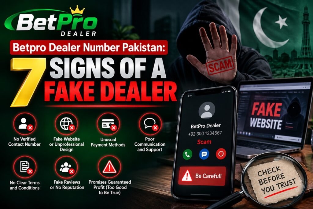 Betpro dealer number Pakistan: 7 signs of a fake dealer