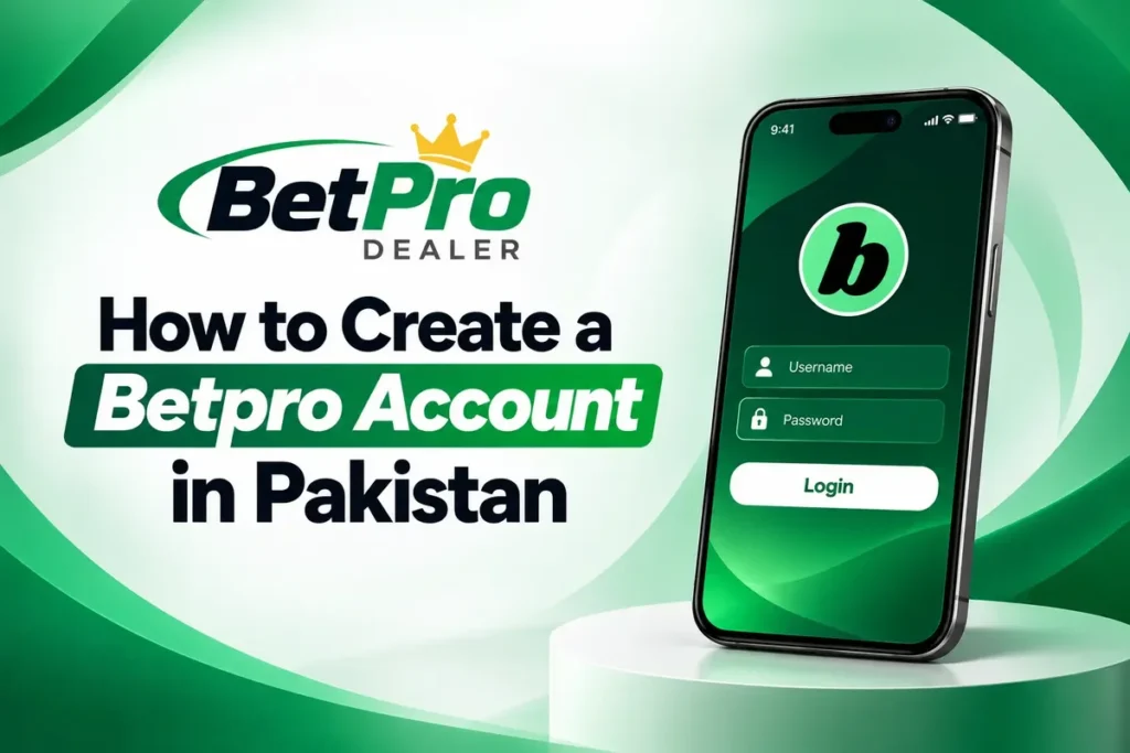 How to create a Betpro account in Pakistan with a verified Betpro dealer on WhatsApp